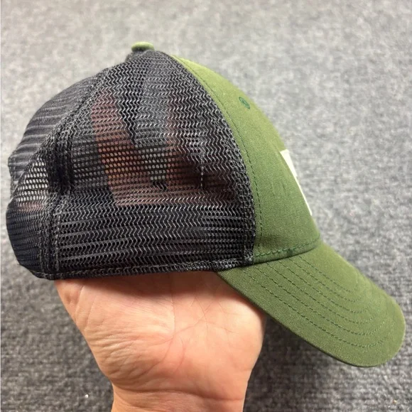 THE NORTH FACE Green/Black Trucker Hat Baseball Cap SnapBack One Size Fits Most - Picture 4 of 6